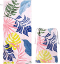 Beach Towel,200x90cm/78.7x35 inch Lightweight Soft Beach Towel Absorbent Oversized Towel with Bags for Adults Women Men