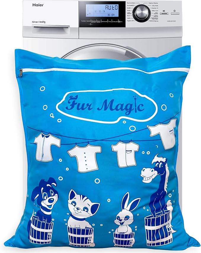 Fur Magic Pet Laundry Bag Keeps Your Washing Machine Free From Pet Hair Large Size Ideal For Dog Cat Horse Rabbit, Limited Edition