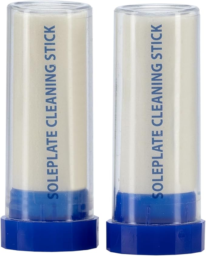 CARE+PROTECT Soleplate Cleaning Sticks for Steam Irons - Universal, Professional Descaler, Ideal for Removing Limescale, Stains and Deposits, Makes Ironing Easier, Pack of 2 Sticks, White