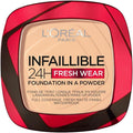 L'Oréal Paris Infallible 24H Fresh Wear Foundation in a Powder, Full-coverage, Longwear, Weightless Smooth Finish, Water-proof and Transfer-proof, 40 Cashmere