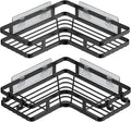 Shower Shelves Storage Rack Basket, Corner Shower Caddy Shelf No Drilling, Home Essentials Bathroom Organiser Accessories for Bathroom or Kitchen