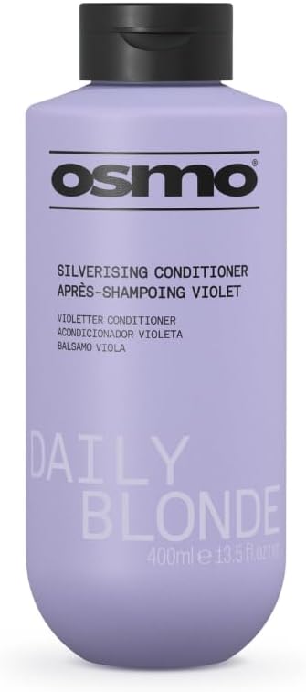 OSMO Daily Blonde Silverising Conditioner | Purple Conditioner | No Yellow or Brass | Vegan. 400ml.