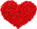 1200 Artificial Rose Petals, Disposable Rose Petals for Weddings, Red Rose Petals for Weddings, Valentine's Day, Birthday, Centerpiece - Red