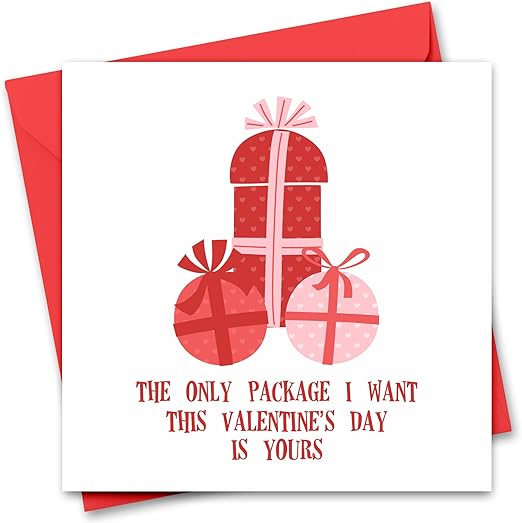 Funny Valentine's Day Card for Him Rude Valentines Card for Boyfriend Naughty Card For Husband Valentine's Day Card for Fiance Fiancee Rude Joke Funny Valentine Card