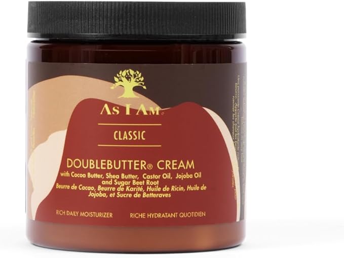 As I Am DoubleButter Cream Rich Daily Moisturizer, 227g/8 oz.