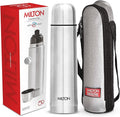 Milton Vacuum Flask for Hot Drink 1 Litre (34 oz), Stainless Steel Double Walled Insulated Water Bottle for 24 Hour Hot and Cold Drinks with Cover, Leak Proof, BPA Free, Thermosteel Flip Lid 1000 ml