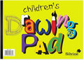 Silvine A4 Children's Value Drawing Pad. 20 sheets of 80gsm Bulky Drawing Paper (210 x 297mm)
