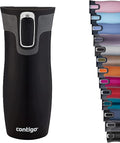 Contigo West Loop Autoseal Travel Mug, Stainless Steel Thermal Mug, Vacuum Flask, Leakproof Tumbler, Coffee Mug with Easy-Clean Lid