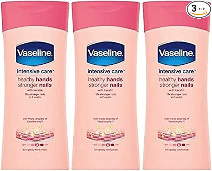 3 x Vaseline Intensive Care Hand Cream - Hand & Nail - 200 ml