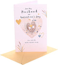 UK Greetings | Valentine's Day Card for Husband | I Love You Presents | Him, Boys, Men | Otters Design | With Envelope | 14.9 x 22.9 cm