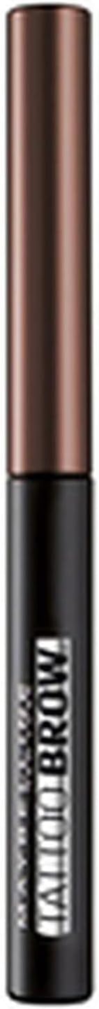 Maybelline New York Tattoo Brow Peel Off Eyebrow Gel Tint, Semi-Permanent Colour, Waterproof, Lasts up to 3 Days, Colour: Medium Brown