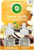 Air Wick Electric Refill - Sweet vanilla and shea butter,Pack 2 x 19 ml (Packing May Vary)