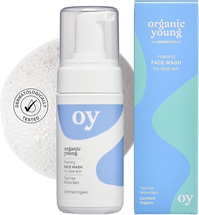 Green People Teen Foaming Face Wash - For Oily, Spot-Prone Skin - Vegan, 100ml