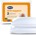Silentnight Firm Support Pillow Pack of 2 - Side Sleeper Pillows for Sleeping Neck Back Orthopaedic Pain - Machine Washable Pillow Pair for Side Sleepers, White, packaging may vary