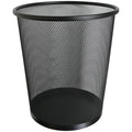 Ram® 20L Circular Mesh Bin Office Home Garbage Can Bin For Bathrooms, Kitchens, Office, Rooms, Student (Black)
