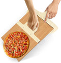 Debble 12 Inch Sliding Pizza Peel with Wood Handles, Nonstick Smooth Slide Pizza Paddle for Oven, Lightweight Wooden Pizza Spatula, Multi Purpose Kitchen Tool Accessories for Home and Restaurant