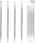 Dotting Tools,4 Pcs Professional Ball End Nail Art Tools Nail Art Brushes Nail Design Tools Stailess Steel Dotting Pen Tool Nail Art Kit Rhinestone Picker Tool Pottery Tools Polymer Clay Tools