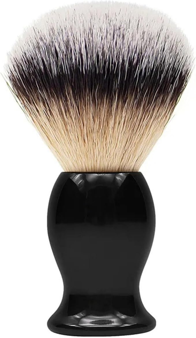 Shaving Brush Traditional Men Shaving Brush Rich Lather Shave Brush Bristle Brush for Male Grooming, Barbers and Salon. Wet Shaving Brush for Men Using Shaving Cream, Foam & Soap Black Resin Handle