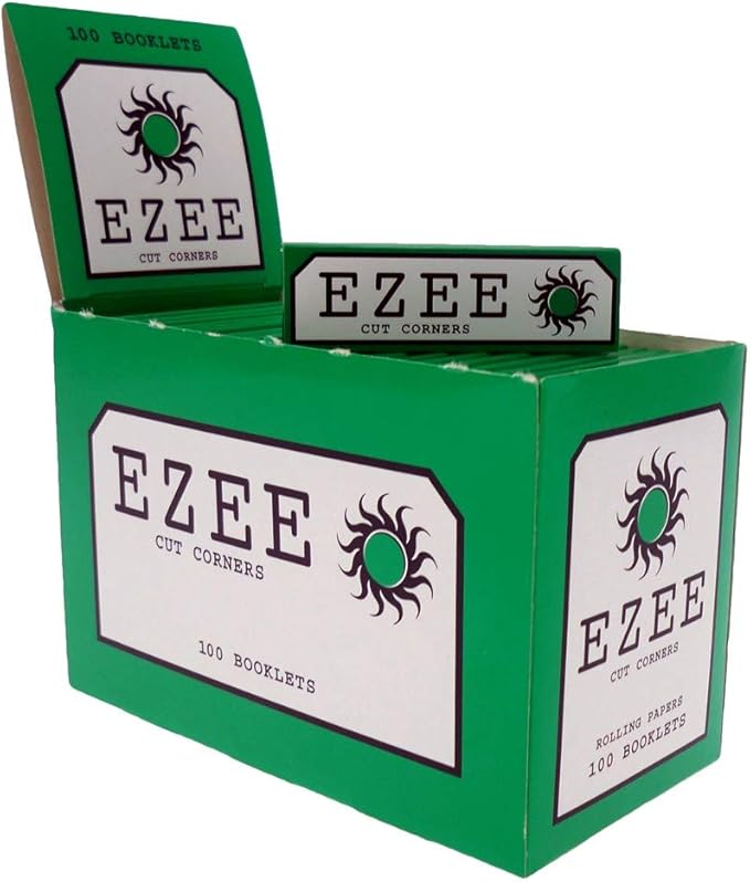 ezee Full Box Ezee Green Rolling Papers 100 Booklets X 50= 5000 Rollups