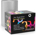 Framar Silver Embossed Roll Hair Foil, Hair Foils for Highlighting, Foils for Highlights, Hairdressing Foil for Hair Highlights, Highlighting Foil, Fr
