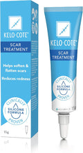 KELO-COTE Scar Gel 15g – Silicone Scar Treatment - Clinically Proven to Reduce Raised Scars - Reduces Redness & Itching, Ideal for Surgical, Burn & Acne Scars - Old & New Scars