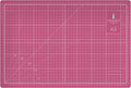 Cathedral Products A3 Double-Sided Self-Healing Cutting Mat | 3mm Thick | Metric and Imperial Grids | Pink
