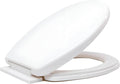 Requisite Needs Soft Close Toilet Seat, Easy to Clean, Simple Top Fixing, Standard Toilet Seats White with Adjustable Hinges.