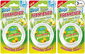 3 x Fridge Freshener Fresh Lemon Scented Fridge Deodoriser Fragranced For Up To 3 Months