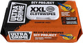 UltraGrime DIY Clothwipes - XXL Heavy Duty 80 Thick Clothwipes - Heavy Duty Big Wipes - quality DIY Cleanup - Soak up paint spills, silicon and oil