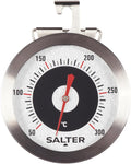 Salter Oven Thermometer - Stainless Steel Dial, Food Baking, Temperature Gauge 50 – 300°C, For Home/Kitchen, Hang or Stand in Oven, Instant Read, Adjustable Viewing Angle, Bold Display