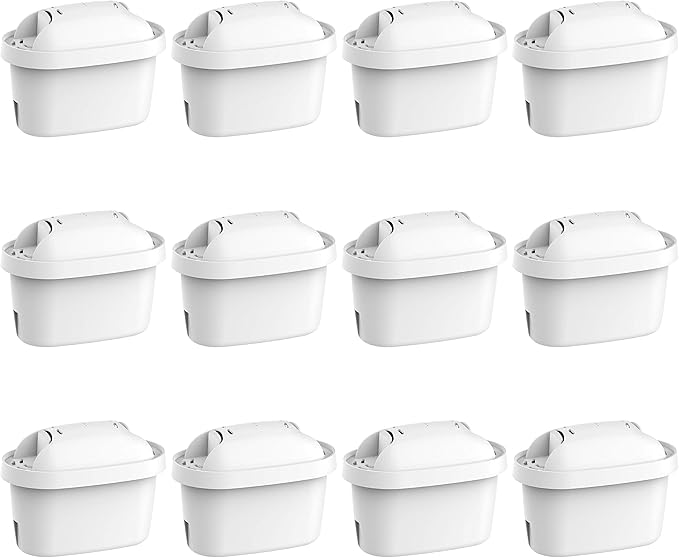 Waterdrop Water Filter Cartridges, Replacement for Brita® Maxtra+® Plus, Maxtra Pro® All-in-1, Compatible with Brita® Marella® Jug and Kettle, Reduce PFAS, PFOA/PFOS, TÜV SÜD, NSF Certified (12)