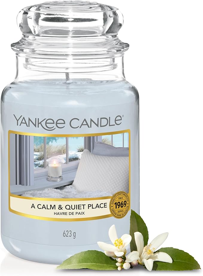 Yankee Candle Scented Candle | A Calm & Quiet Place Large Jar | Long Burning Candles: up to 150 Hours | Perfect Gifts for Women