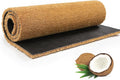 BLADO Door Mat Natural Coir Matting Indoor Outdoor Entrance Mats - Non-Slip Heavy Duty with thick Bristle & Rubber Backing (Brown, 40 x 60 cm)