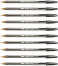 BIC 10 x 1.6mm Black Ink Pens
