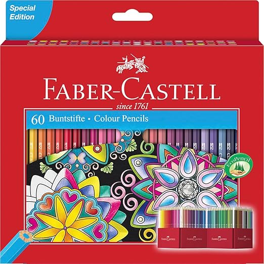 Faber-Castell Colouring Pencils Set of 60