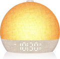 Wake Up Light Sunrise Alarm Clock,White Noise Machine with 30 Soothing Sounds,Stepless Dimmer Digital Alarm Clock Bedside Night Light 12 Colors, Alarm Clocks for Heavy Sleepers Adults/Kids/ Bedroom[Energy Class G]