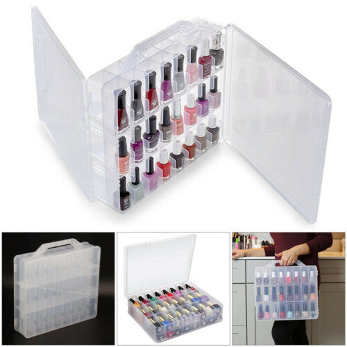 48 Lattice Chroma GEL Universal Nail Polish Case Holder Organizer
