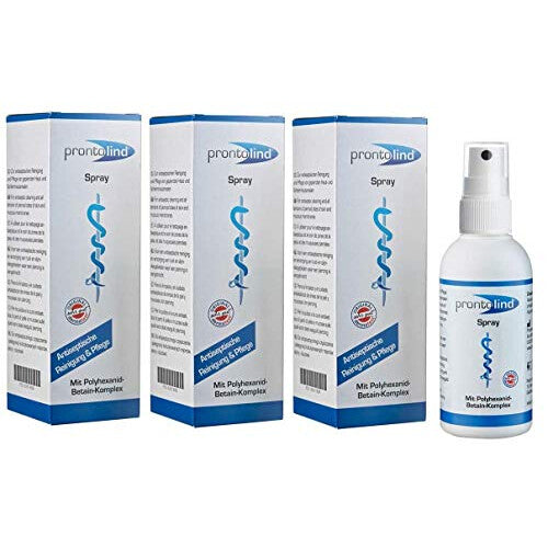 Prontolind Spray 75 ml - Pack of 3 - Antibacterial Cleaning and Care of Piercings