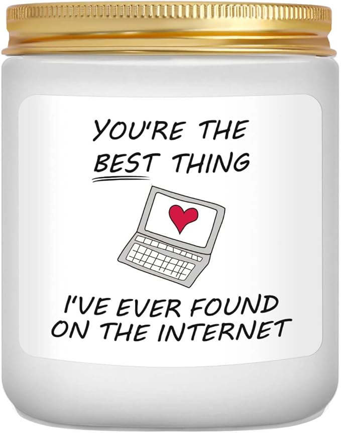 Valentines Gifts for Her, Anniversary Candle Gifts for Her, Valentine's Day Gift for Girlfriend Wife, Presents for Her, Funny Birthday Gift Ideas for Couple Women Lover Fiancée, Valentines Day Candle