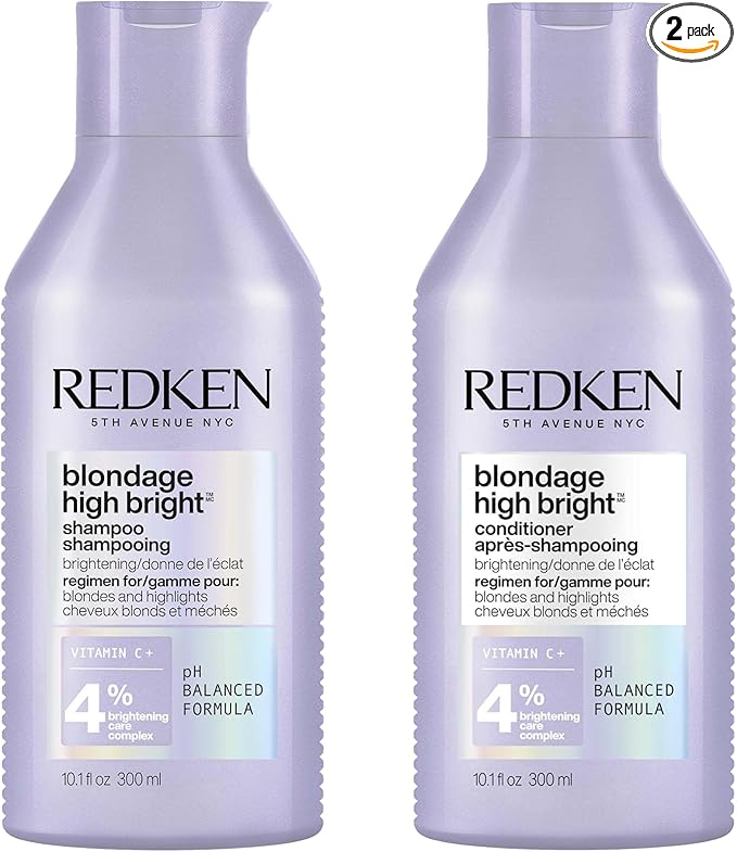 Redken DUO Blondage High Bright Shampoo 300ml and Conditioner 300ml