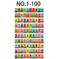 (NO.1-100) Animal Crossing Amiibo Mini NFC TAG Cards NO.1-400 Series