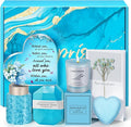 Happy Birthday Gifts for Women: Eletorot Basket Present Set for Her Mum Girlfriend Sister Friend Wife Teacher, Ladies Personalised Bath Spa Hamper Pamper Set, Graduation, Mothers Day