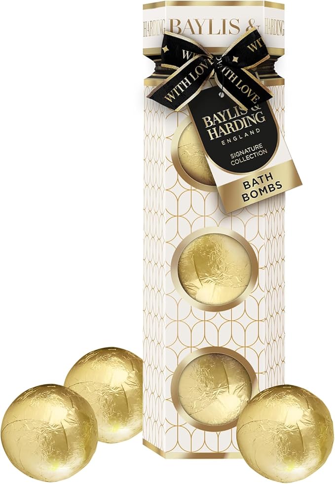 Baylis & Harding Sweet Mandarin & Grapefruit Luxury Bath Bomb Gift Set - Vegan Friendly (Pack of 1)