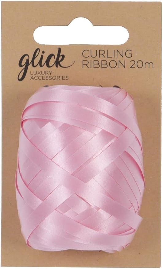 Glick Baby Pink Curling Ribbon, for Gift Wrapping, Arts and Crafts, Baby Pink Curling Ribbon