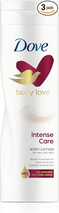 Dove Body Love Intense Care Body Lotion for very dry skin 250ml, Pack of 3