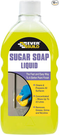 Everbuild Sugar Soap Liquid Concentrate – Removes Grease, Grime and Nicotine Stains – Powerful Formula – 500ml
