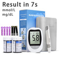 Blood Glucose Meter with 50 Test Strips Glucometer Kit Code Free Diabetes Test with Lancets Blood Sugar Monitor Mg/mmol