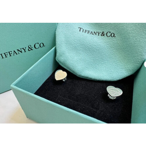 Tiffany&Co Mini Heart-Return To Tiffany Heart Stud Earrings
