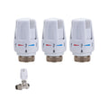 3X Thermostat Head TRV Radiator Thermostatic Heater Control Head
