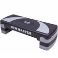 (3 Level) GYM MASTER Adjustable Step Aerobics Platform | Home Exercise Cardio Pilates Yoga Equipment
